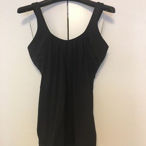 Lululemon size 12 top with build in bra.